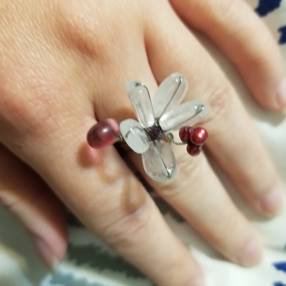SALE! Unique Flower Ring